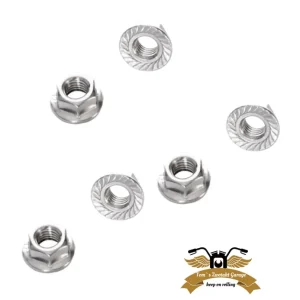 Heißes Angebot 3 x Zylinderkopf Bundmutter Set Zylinder Mutter Stehbolzen M7 Ciao Bravo Vespa SI