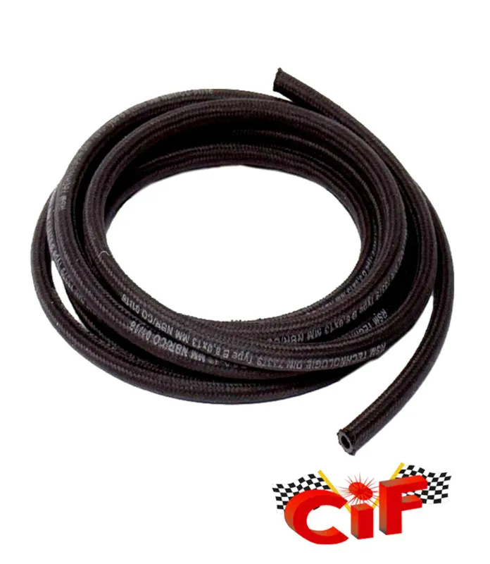 Benzinschlauch Textil ummantelt 5x10mm Meterware textilummantelt -CIF- Online Kaufen