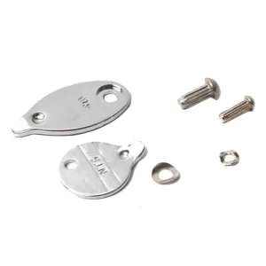 Neuheit Lenkschloßabdeckung oval und rund Kerbnagel Scheibe Ciao, Bravo, Vespa SI