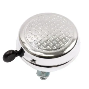 Schnäppchen Klingel Glocke Chrom Schachbrett 60 mm