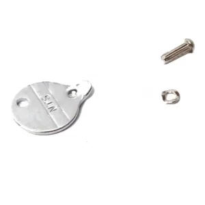 Markenware Lenkschloß Abdeckung rund 21mm + Kerbnagel 3,2x11,9 mm + Scheibe -OEM-