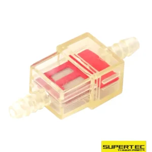 Benzinfilter Kunststoff rot transparent Anschluß 7mm Ciao -Supertec- Heißes Angebot