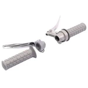 Sonderaktion Bremsgriff Gasgriff Magura Nachbau Retro grau Armaturen Set Mofa Moped