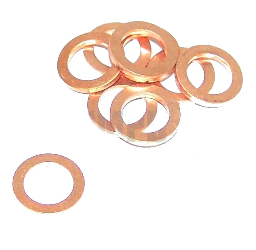 2 x Mofa Moped Ölwechsel Dichtung Kupfer Dichring M8 x 14mm Garantierte Lieferung