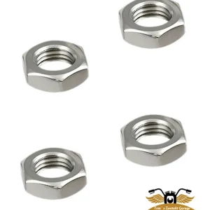 4 x M12 Mofa Moped Flachmutter sechskant Mutter flach Edelstahl DIN 439 V2A Must-Have
