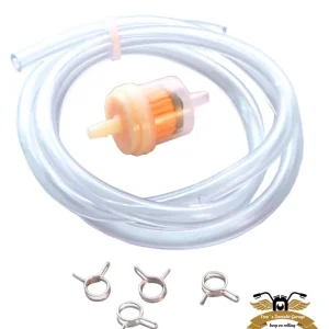 Benzinschlauch Benzinfilter Klemmen Komplettset transparent 5 x 7 mm Super-Preis