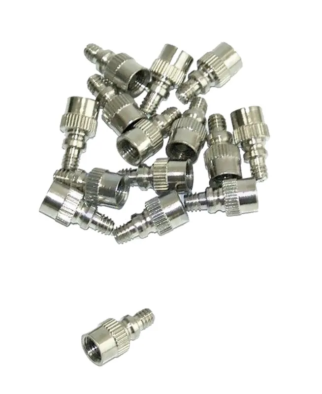 Preisknaller Ventilkappe Ventildeckel Metall mitAdapter Reduziernippel mit Dichtung