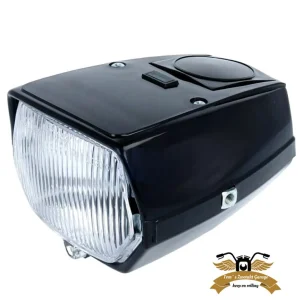 Scheinwerfer Frontscheinwerfer schwarz lackierfähig Mofa Moped Ciao Citta Puch Ausverkauf