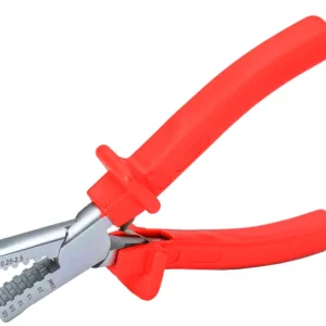 Günstig Krimpzange Kabelschuh Preßzamge Quetschzange rot
