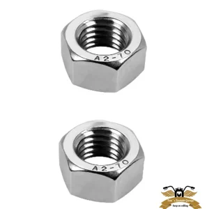 Direkt Vom Hersteller 2x Sechskantmutter M22 Edelstahl DIN 934 A2 V2A rostfrei Moped Mofa Mokick