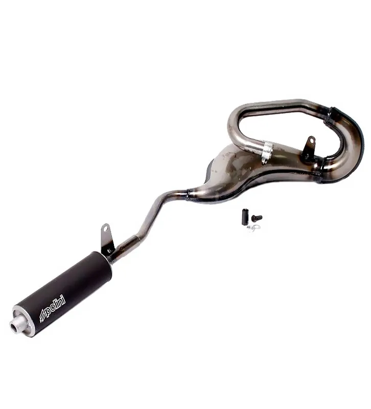 Geprüft Auspuff Polini Top One Rennschleife 22mm Anschluß Tuning Piaggio Ciao Bravo