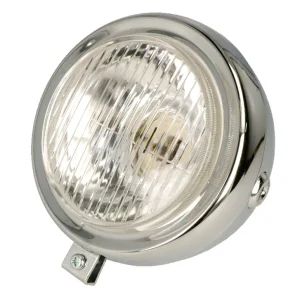 Scheinwerfer rund Chrom Oldtimer Ø 130 mm Retreo Frontscheinwerfer Mega-Angebot