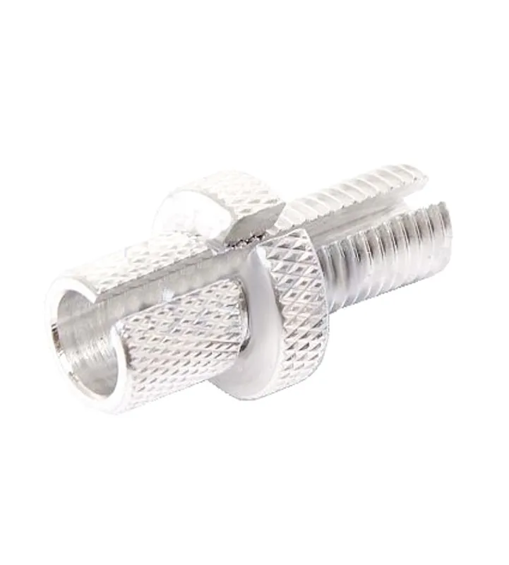 Rändel Einstell Schraube Stell Schraube Bowdenzug Schlitz M10*1,25 x25 mm Super-Preis