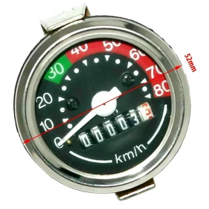 Direktkauf Tacho Tachometer universal Ø 48mm VDO Anschluß - 80 km/h -OEM-
