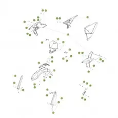 Beta RR250 2T 13 Verkleidung/Sitzbank/Tank 3 Begrenztes Angebot