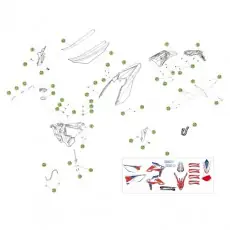 Beta RR250 2T 13 Verkleidung/Sitzbank/Tank 2 Top-Seller