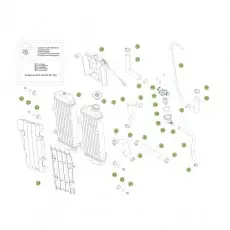 Beta RR250 2T 13 Kühlsystem Markenprodukt