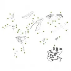 Neu Im Sortiment Beta RR250 2T 15 Verkleidung/Sitzbank/Tank 1