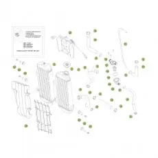 Ausverkauf Beta RR250 2T 15 Kühlsystem