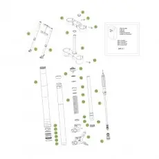Versand Am Gleichen Tag Beta RR250 2T 15 Gabel
