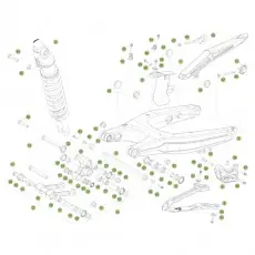 Angebot Beta RR250 2T 15 Schwingarm/Federbein 1