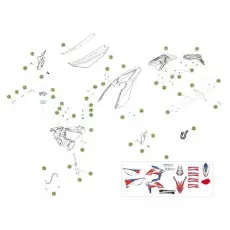 Super-Preis Beta RR250 2T 14 Verkleidung/Sitzbank/Tank 2