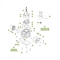 Neue Ware Beta RR250 2T 14 Zylinder/Zylinderkopf/Ventiltrieb