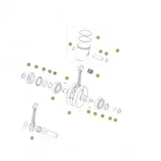 Beta RR250 2T 15 Kurbelwelle/Kolben/Ausgleichswelle Mega-Angebot