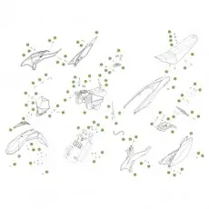 Wochenendangebot Beta RR50 Sport 15 Verkleidung/Sitzbank/Tank 1