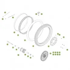 Beta RR50 Sport 15 Vorderrad Beliebt