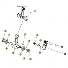 Geprüft Beta RR50 Sport 15 Kurbelwelle/Kolben/Ausgleichswelle