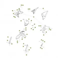 Beta RR250 2T Racing 14 Verkleidung/Sitzbank/Tank 3 Neuheit