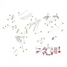 Beta RR250 2T Racing 14 Verkleidung/Sitzbank/Tank 2 Online Kaufen