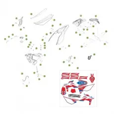 Beta RR250 2T Racing 15 Verkleidung/Sitzbank/Tank 1 Sofort Bestellen