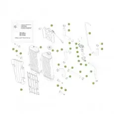 Meistverkauft Beta RR250 2T Racing 15 Kühlsystem