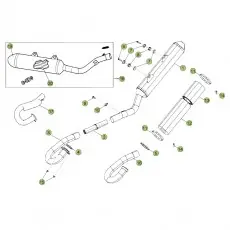 Beta RR520 Factory 11 Auspuffsystem Highlight