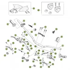 Echt Beta RR520 Factory 11 Lenker/Armaturen