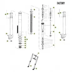 Beta RR520 Factory 11 Gabel 2 Ausverkauf