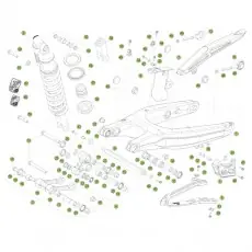 Bestpreis Beta RR520 Factory 11 Schwingarm/Federbein