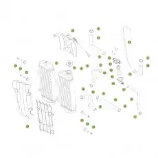 Beta RR250 2T Racing 16 Kühlsystem Abverkauf