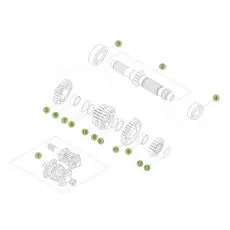 Markenware Beta RR250 2T Racing 16 Getriebe 1