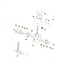 Ausverkauf Beta RR250 2T Racing 16 Kurbelwelle/Kolben/Ausgleichswelle