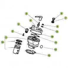 Beta RR50 Standard 14 Zylinder/Zylinderkopf/Ventiltrieb Top-Angebot