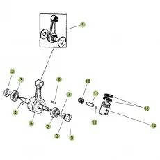 Beta RR50 Standard 14 Kurbelwelle/Kolben/Ausgleichswelle Top-Angebot