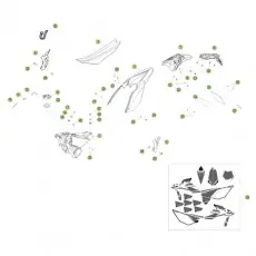 Beta RR350 EFI 15 Verkleidung/Sitzbank/Tank 1 Ausverkauf