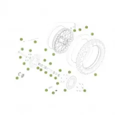 Sichere Zahlung Beta RR350 EFI 15 Hinterrad