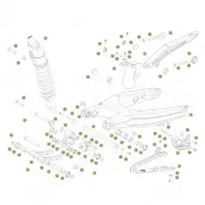 Beta RR350 EFI 15 Schwingarm/Federbein 1 Billig