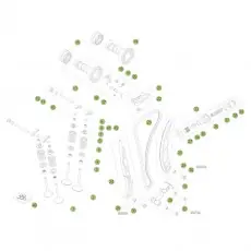 Beta RR350 EFI 15 Zylinder/Zylinderkopf/Ventiltrieb 2 Begrenztes Angebot