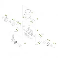 Neue Ware Beta RR480 15 Kurbelwelle/Kolben/Ausgleichswelle 2