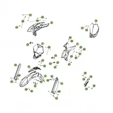 Kostenloser Rückversand Beta RR450 Cross Country 12 Verkleidung/Sitzbank/Tank 2